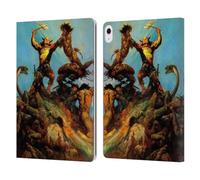 Head Case Designs Officially Licensed Frank Frazetta Indomitable Fantasy Leather Wallet Case Compatible With Apple iPad Air 13 2024/2025