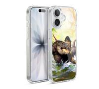 Head Case Designs Officially Licensed Frank Frazetta Monster Out Of Time Fantasy Gel Case [Military Grade Protection] Compatible with Apple iPhone 17 and Compatible with MagSafe