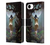 Head Case Designs Officially Licensed Frank Frazetta Moons Rapture Fantasy Leather Wallet Case Compatible With Apple iPhone 16e
