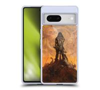 Head Case Designs Officially Licensed Frank Frazetta The Barbarian Medieval Fantasy Gel Case [Military Grade Protection] Compatible With Google Pixel 7
