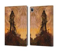 Head Case Designs Officially Licensed Frank Frazetta The Barbarian Medieval Fantasy Leather Wallet Case Compatible With Apple iPad Pro 13 M4 2024