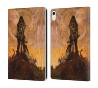 Head Case Designs Officially Licensed Frank Frazetta The Barbarian Medieval Fantasy Leather Wallet Case Compatible With Apple iPad 10.9 2022/2025