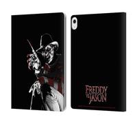 Head Case Designs Officially Licensed Freddy VS. Jason Freddy Graphics Leather Wallet Case Compatible With Apple iPad Air 13 2024/2025