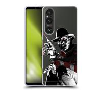 Head Case Designs Officially Licensed Freddy VS. Jason Freddy Graphics Soft Gel Case Compatible With Sony Xperia 1 V 5G