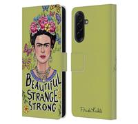 Head Case Designs Officially Licensed Frida Kahlo Beautiful Woman Art & Quotes Leather Wallet Case Compatible With Samsung Galaxy A36 5G