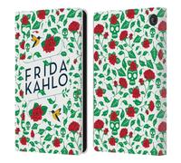 Head Case Designs Officially Licensed Frida Kahlo Birds and Roses Icons Leather Wallet Case Compatible With Amazon Fire 7 2022