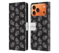 Head Case Designs Officially Licensed Frida Kahlo Black Heart Typography Leather Wallet Case Compatible With Apple iPhone 17 Pro Max