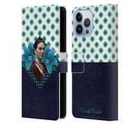 Head Case Designs Officially Licensed Frida Kahlo Blue Lilies Portrait 2 Leather Wallet Case Compatible With Apple iPhone 13 Pro Max