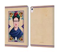 Head Case Designs Officially Licensed Frida Kahlo Blue Portrait Leather Wallet Case Compatible With Apple iPad Air 13 2024/2025