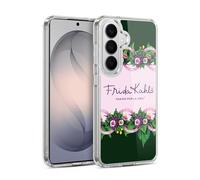 Head Case Designs Officially Licensed Frida Kahlo Border Purple Florals Gel Case [Military Grade Protection] Compatible with Samsung Galaxy S26 and Compatible with MagSafe