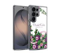 Head Case Designs Officially Licensed Frida Kahlo Bunch Purple Florals Gel Case [Military Grade Protection] Compatible with Samsung Galaxy S26 Ultra and Compatible with MagSafe