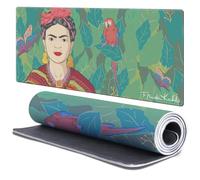 Head Case Designs Officially Licensed Frida Kahlo Butterfly and Parrot Floral Art 37.4 x 15.75 x 0.16 inches (900 x 400 mm) - XL Gaming Office Desk PC Keyboard Mouse Mat Pad