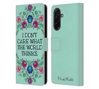 Head Case Designs Officially Licensed Frida Kahlo Confident Woman Art & Quotes Leather Wallet Case Compatible With Samsung Galaxy A36 5G