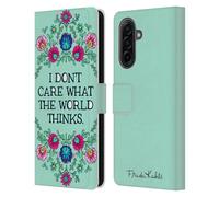 Head Case Designs Officially Licensed Frida Kahlo Confident Woman Art & Quotes Leather Wallet Case Compatible With Samsung Galaxy A17 4G / 5G