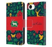 Head Case Designs Officially Licensed Frida Kahlo Deer Icons Leather Wallet Case Compatible With Apple iPhone 16e