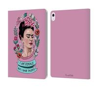 Head Case Designs Officially Licensed Frida Kahlo Feminism Art & Quotes Leather Wallet Case Compatible With Apple iPad Air 13 2024/2025