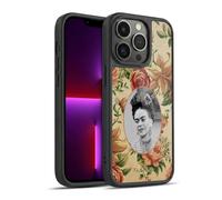 Head Case Designs Officially Licensed Frida Kahlo Floral Portraits And Quotes Gel Armour Case [Military Grade Protection] Compatible With Apple iPhone 13 Pro
