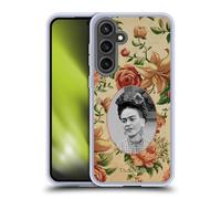 Head Case Designs Officially Licensed Frida Kahlo Floral Portraits And Quotes Gel Case [Military Grade Protection] Compatible with Samsung Galaxy S24 FE and Compatible with MagSafe