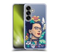 Head Case Designs Officially Licensed Frida Kahlo Flowers Sketch Gel Case [Military Grade Protection] Compatible with Samsung Galaxy S25 and Compatible with MagSafe