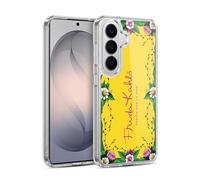 Head Case Designs Officially Licensed Frida Kahlo Frame Purple Florals Gel Case [Military Grade Protection] Compatible with Samsung Galaxy S26 and Compatible with MagSafe
