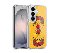 Head Case Designs Officially Licensed Frida Kahlo Heart and Roses Icons Gel Case [Military Grade Protection] Compatible with Samsung Galaxy S26 and Compatible with MagSafe
