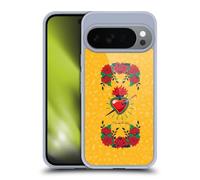 Head Case Designs Officially Licensed Frida Kahlo Heart and Roses Icons Gel Case [Military Grade Protection] Compatible with Google Pixel 10 and Compatible with MagSafe