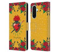Head Case Designs Officially Licensed Frida Kahlo Heart and Roses Icons Leather Wallet Case Compatible With Samsung Galaxy A26 5G