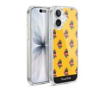 Head Case Designs Officially Licensed Frida Kahlo Heart Pattern Typography Gel Case [Military Grade Protection] Compatible with Apple iPhone 17 and Compatible with MagSafe