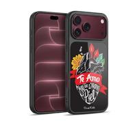 Head Case Designs Officially Licensed Frida Kahlo Heart Typography Gel Armour Case [Military Grade Protection] Compatible With Apple iPhone 18 Pro Max