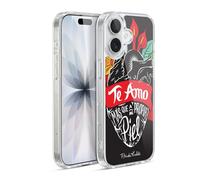 Head Case Designs Officially Licensed Frida Kahlo Heart Typography Gel Case [Military Grade Protection] Compatible with Apple iPhone 17 and Compatible with MagSafe