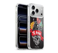 Head Case Designs Officially Licensed Frida Kahlo Heart Typography Gel Case [Military Grade Protection] Compatible with Apple iPhone 17 Pro Max and Compatible with MagSafe