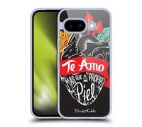 Head Case Designs Officially Licensed Frida Kahlo Heart Typography Gel Case [Military Grade Protection] Compatible With Google Pixel 9A