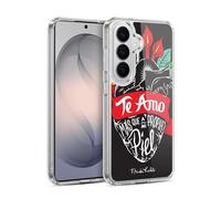 Head Case Designs Officially Licensed Frida Kahlo Heart Typography Gel Case [Military Grade Protection] Compatible with Samsung Galaxy S26 and Compatible with MagSafe