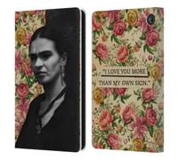 Head Case Designs Officially Licensed Frida Kahlo I Love You Portraits And Quotes Leather Wallet Case Compatible With Amazon Fire 7 2022