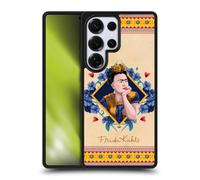 Head Case Designs Officially Licensed Frida Kahlo Indigo Portrait Gel Armour Case [Military Grade Protection] Compatible With Samsung Galaxy S25 Ultra