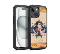 Head Case Designs Officially Licensed Frida Kahlo Indigo Portrait Ultra-Armoured Shockproof Case [Military Grade Protection] Compatible With Apple iPhone 15