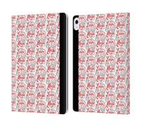 Head Case Designs Officially Licensed Frida Kahlo Lover Red Typography Leather Wallet Case Compatible With Apple iPad Air 13 2024/2025