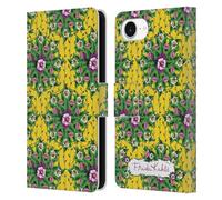 Head Case Designs Officially Licensed Frida Kahlo Mandala Purple Florals Leather Wallet Case Compatible With Apple iPhone 16e