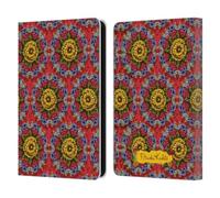 Head Case Designs Officially Licensed Frida Kahlo Mandala Red Florals Leather Wallet Case Compatible With Amazon Kindle 11th Gen (2024)