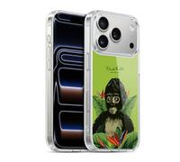 Head Case Designs Officially Licensed Frida Kahlo Monkey Tropical Gel Case [Military Grade Protection] Compatible with Apple iPhone 17 Pro and Compatible with MagSafe