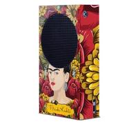 Head Case Designs Officially Licensed Frida Kahlo Portrait Pattern Floral Game Console Wrap Case Cover Compatible With Xbox Series S Console