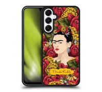 Head Case Designs Officially Licensed Frida Kahlo Portrait Pattern Red Florals Gel Armour Case [Military Grade Protection] Compatible With Samsung Galaxy A16 5G
