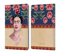Head Case Designs Officially Licensed Frida Kahlo Red Portrait Leather Wallet Case Compatible With Apple iPad 10.2 2019/2020/2021