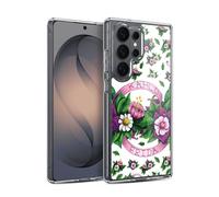 Head Case Designs Officially Licensed Frida Kahlo Ribbon Purple Florals Gel Case [Military Grade Protection] Compatible with Samsung Galaxy S26 Ultra and Compatible with MagSafe