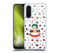 Head Case Designs Officially Licensed Frida Kahlo Rose Patterns Icons Gel Case [Military Grade Protection] Compatible With Samsung Galaxy A26 5G