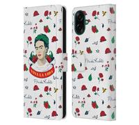 Head Case Designs Officially Licensed Frida Kahlo Rose Patterns Icons Leather Wallet Case Compatible With Samsung Galaxy A07
