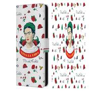 Head Case Designs Officially Licensed Frida Kahlo Rose Patterns Icons Leather Wallet Case Compatible With Samsung Galaxy S25 FE