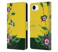 Head Case Designs Officially Licensed Frida Kahlo Shrub Purple Florals Leather Wallet Case Compatible With Apple iPhone 16e