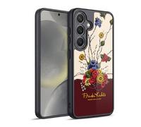 Head Case Designs Officially Licensed Frida Kahlo Shrub Red Florals Gel Armour Case [Military Grade Protection] Compatible With Samsung Galaxy S24 5G