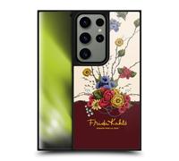 Head Case Designs Officially Licensed Frida Kahlo Shrub Red Florals Gel Armour Case [Military Grade Protection] Compatible With Samsung Galaxy S24 Ultra 5G